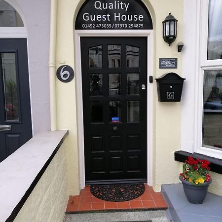 No 6 Quality Guesthouse Лландидно Экстерьер фото
